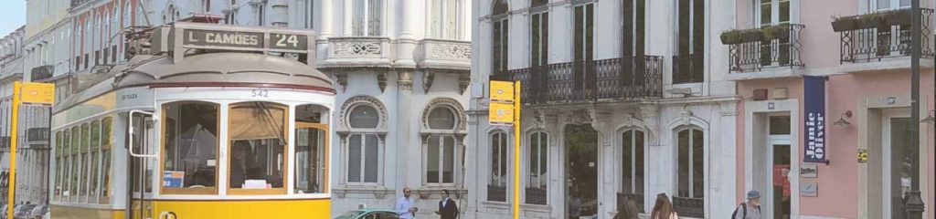 imagem de um bonde português