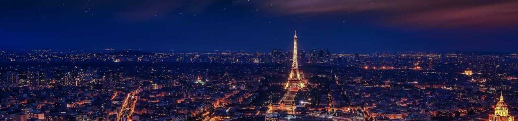 imagem da torre eiffel, simbolizando a França, local de origem dos sobrenomes em questão.