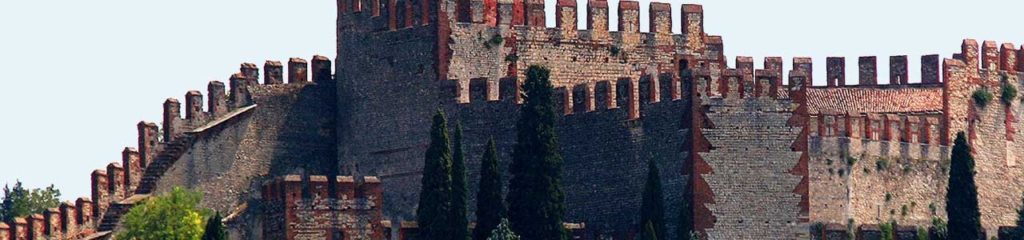 castelo fortificado na espanha, remetendo a origem e ao significado do sobrenome castro.