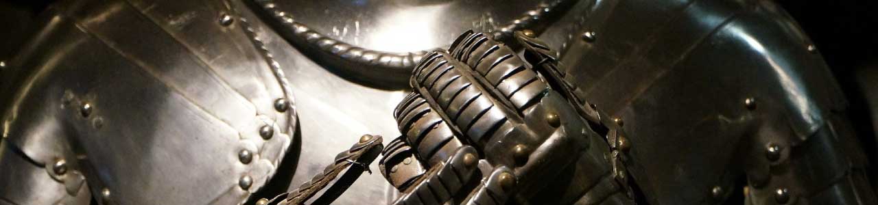 Armadura simbolizando a guerra.