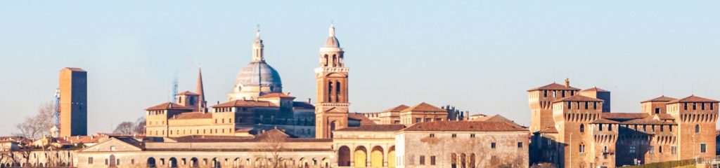 Imagem da cidade italiana de Mantova, na região da Lombardia.