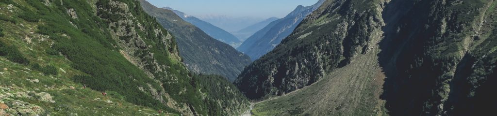 Vale próximo à cidade de Neustift im Stubaital, na Áustria.