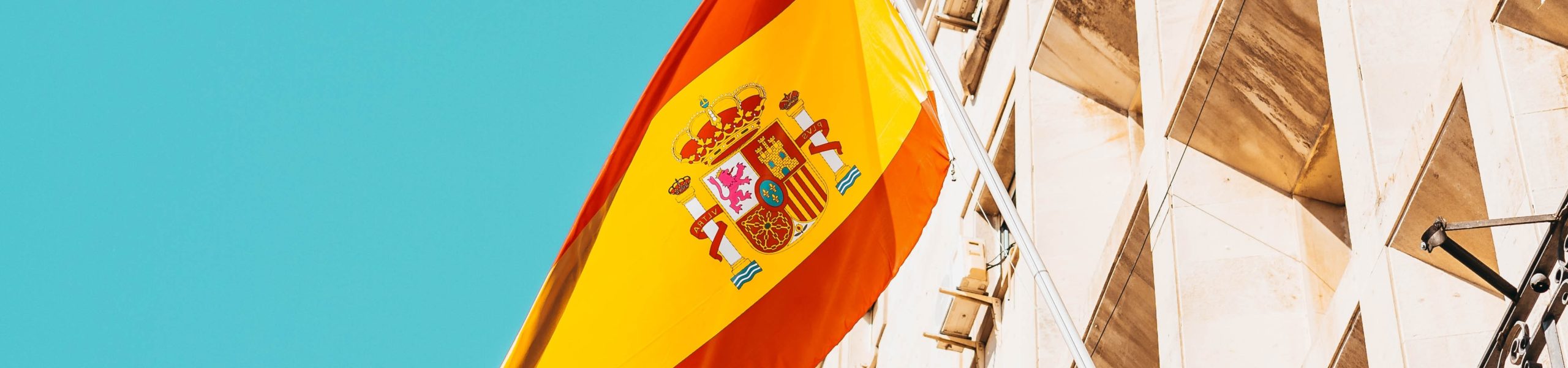 Bandeira da Espanha em Sevilha