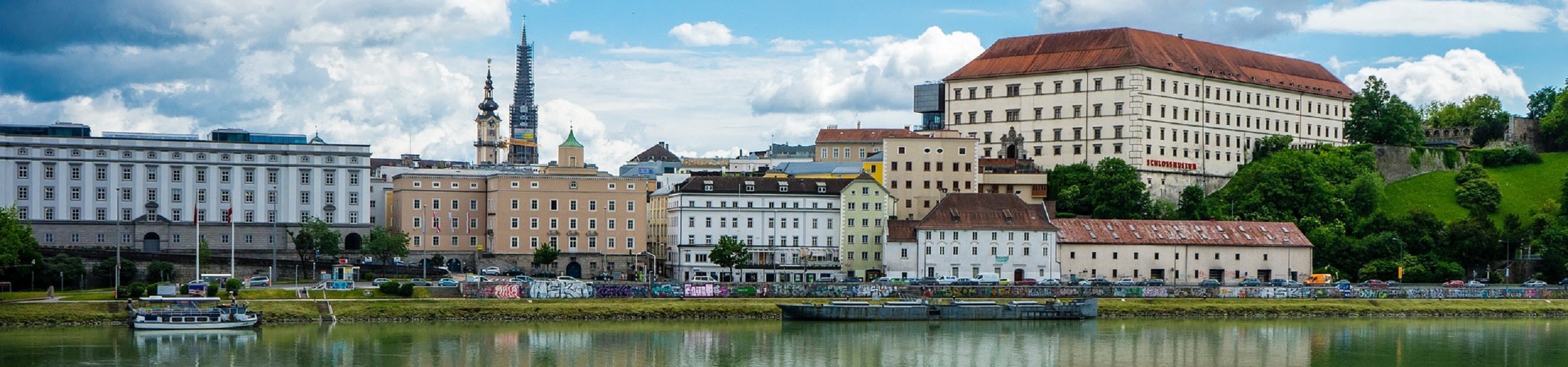 Vista da cidade de Linz, na Áustria