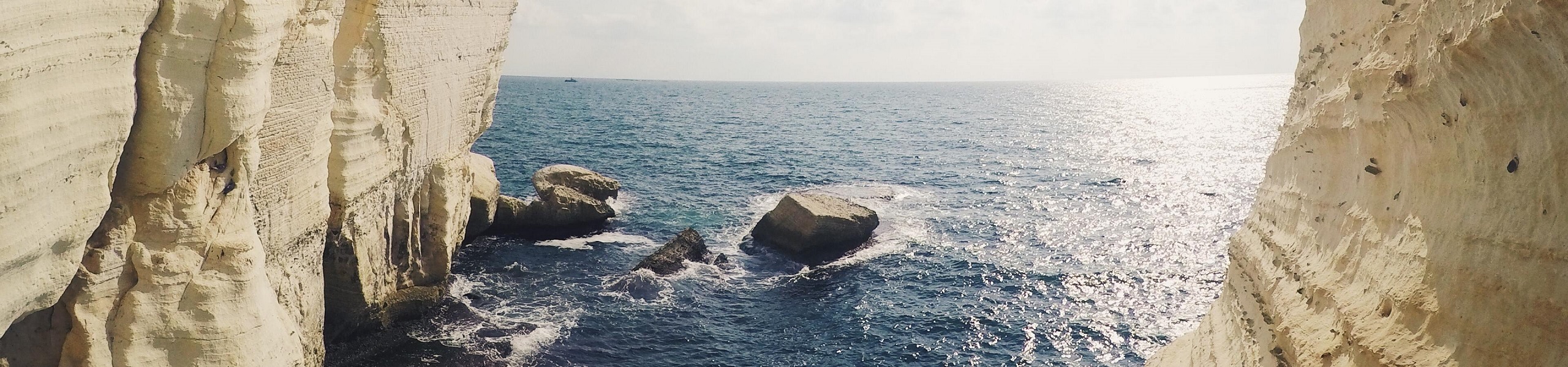 Gruta de Rosh Hanikra, em Israel