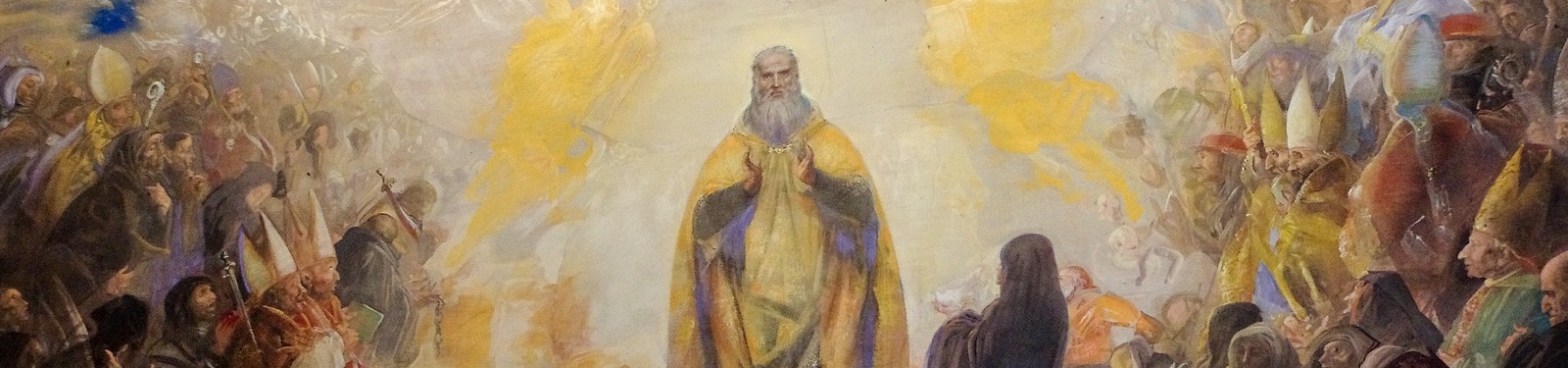 Pintura representando São Bento de Núrsia