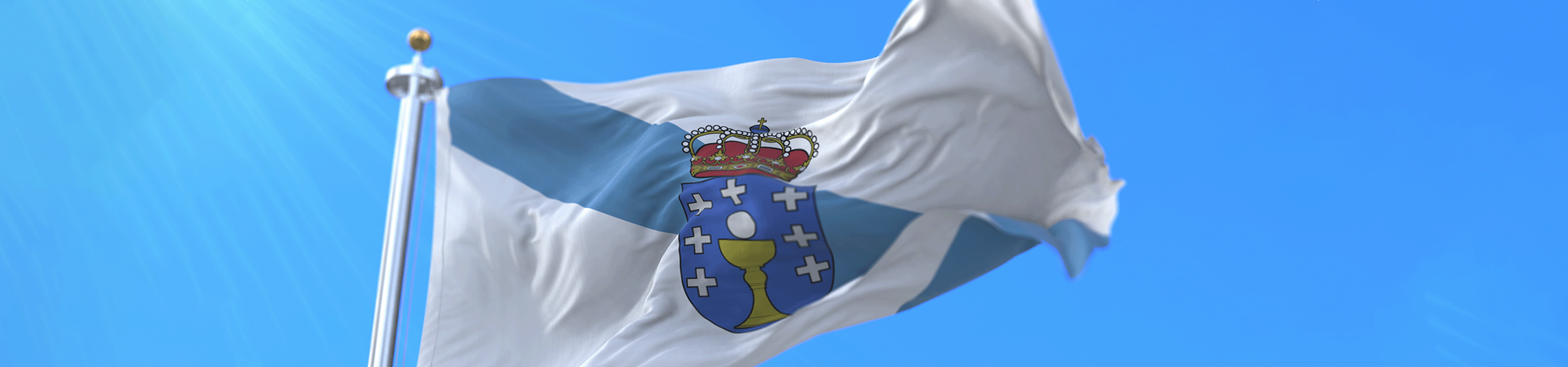 Bandeira da Comunidade Autônoma espanhola da Galícia