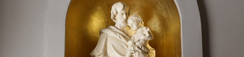 Imagem de São José no Seminário de Saint John, em Boston, Estados Unidos.