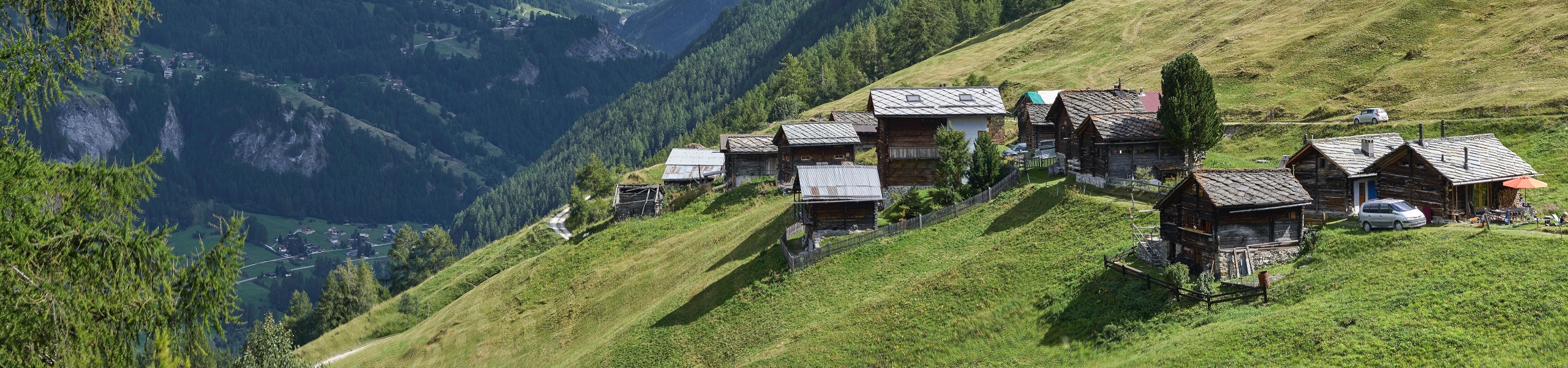 Vila de Alpage of Arbey, na Suíça
