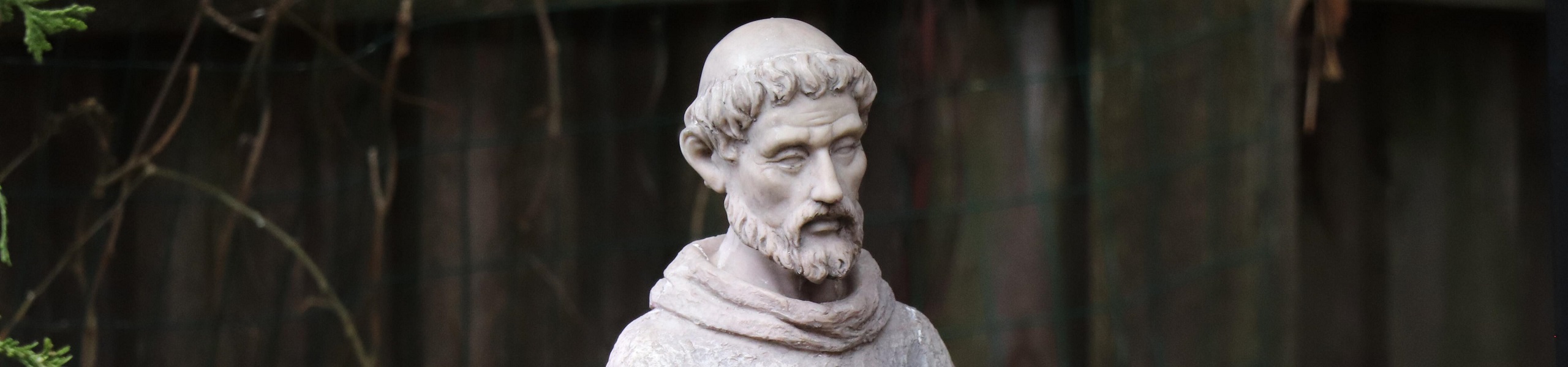 Escultura representando São Francisco de Assis